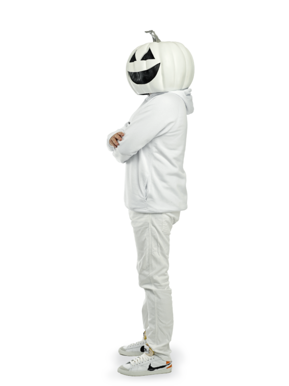 Whitepumpkin standing